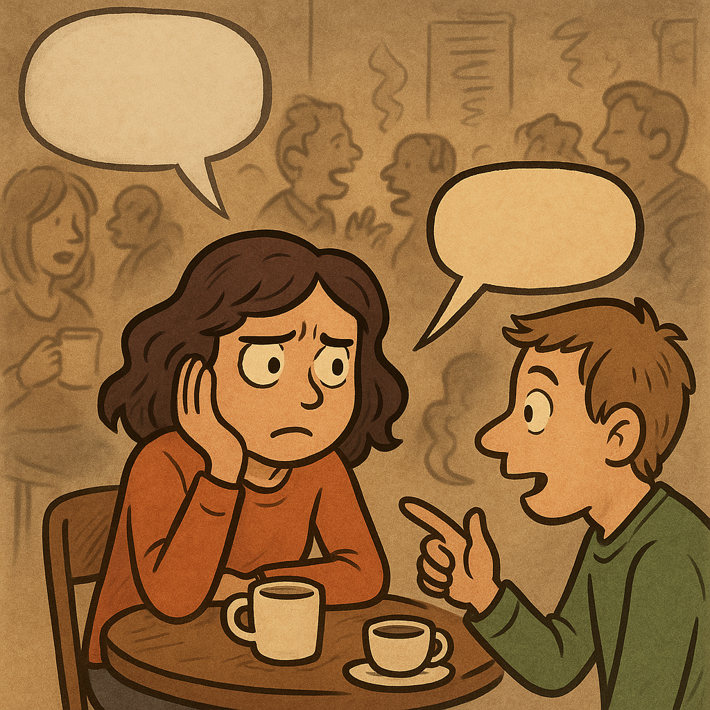 Patient undergoing hearing assessment